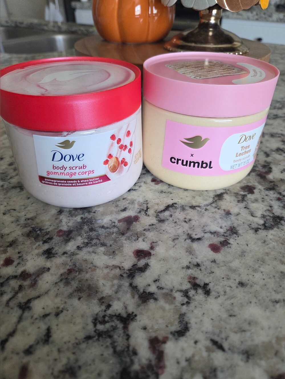 New Dove Body Scrubs